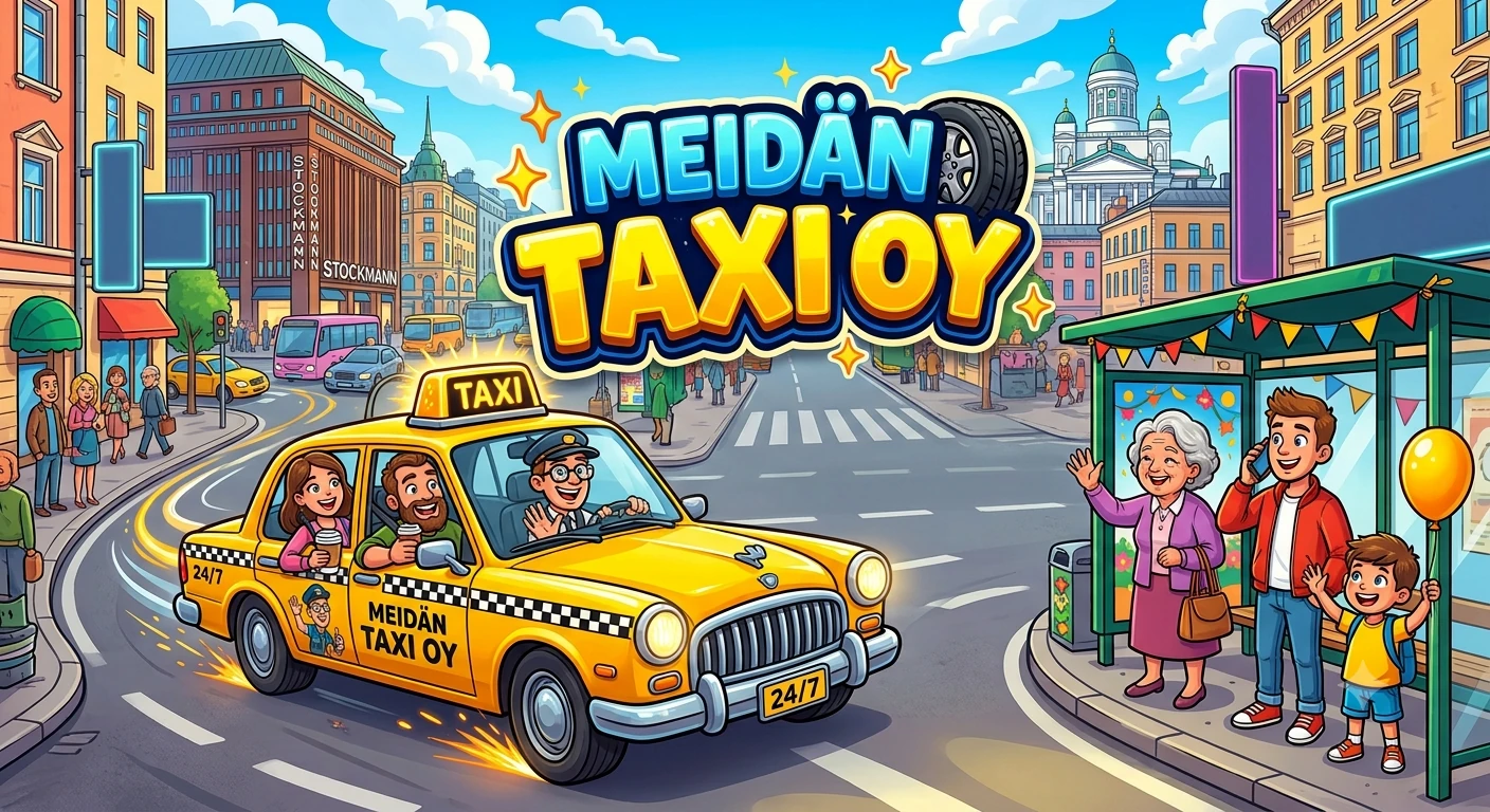 Meidän Taxi Oy — Kodion tekemä selainpeli